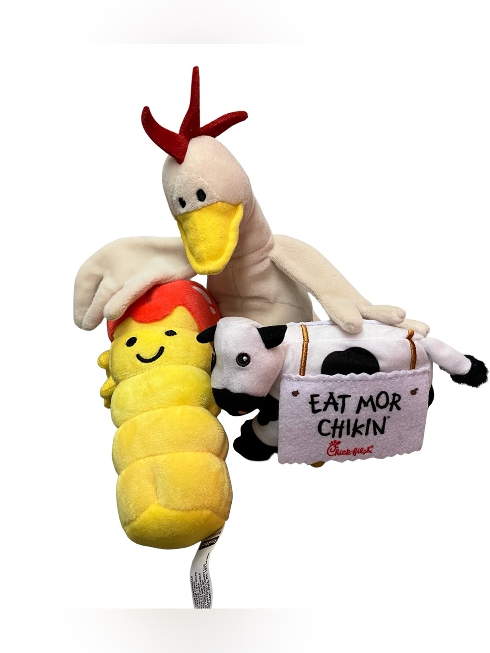 VTG Foster Imposter Passenger + Chick Fil A Cow & Ore Ida Fry Plush Lot